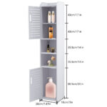 5-tier-bathroom-floor-cabinet-standing-storage-cupboard-shelves-white