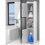 5-tier-bathroom-floor-cabinet-standing-storage-cupboard-shelves-white